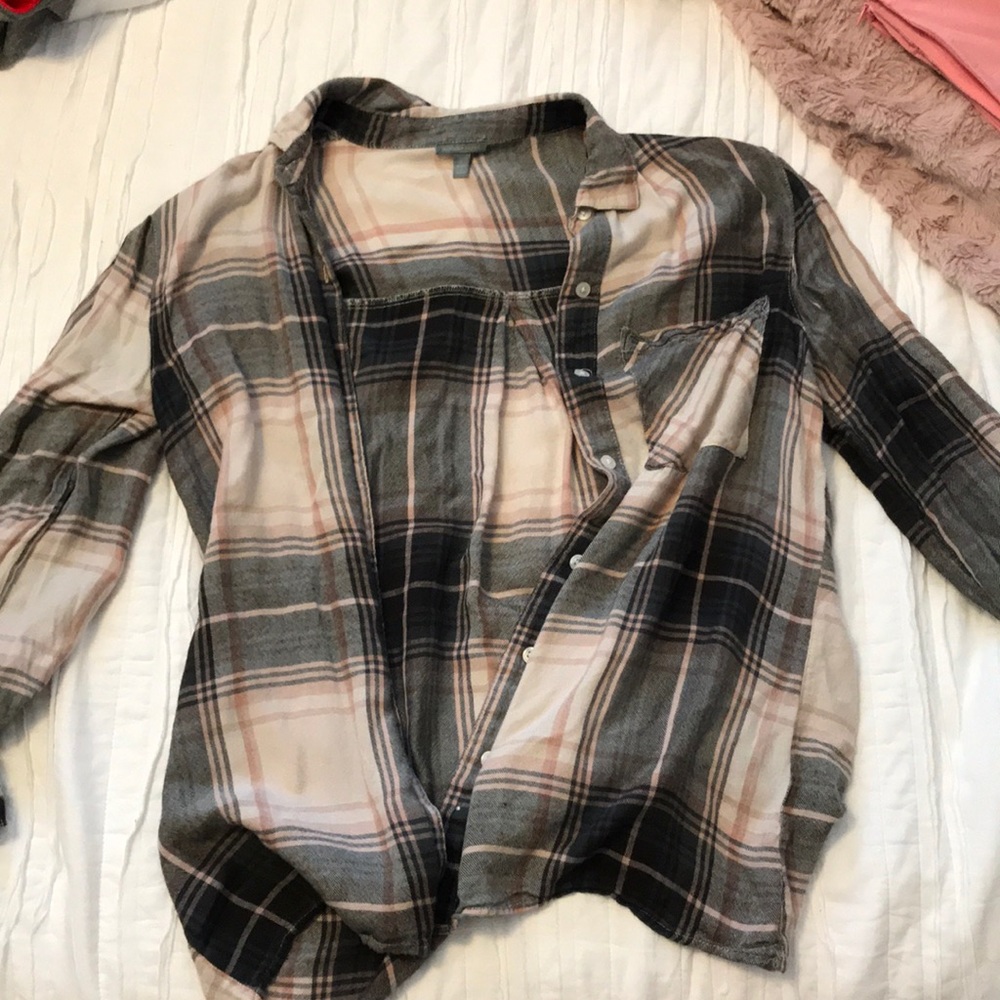 Plaid button up